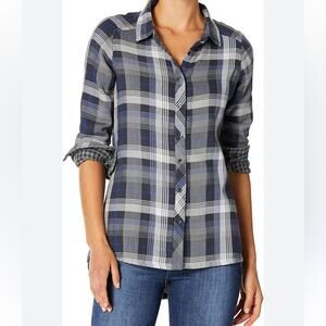 Mountain Khakis Women's Townie flannel Long Sleeve Button Front Shirt Sz MEDIUM